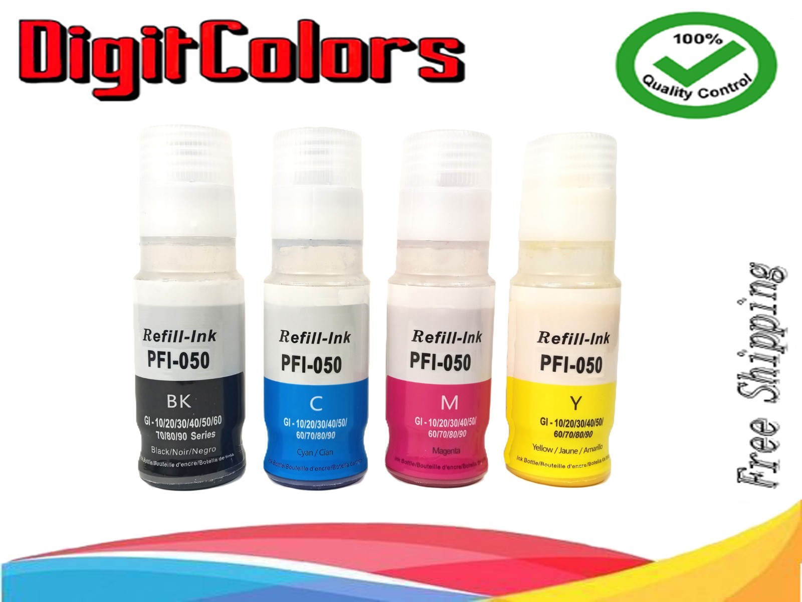 PFI-050 PFI050 Ink Tank Refill Bottle works for Canon ImagePrograf TC-21 TC-21M