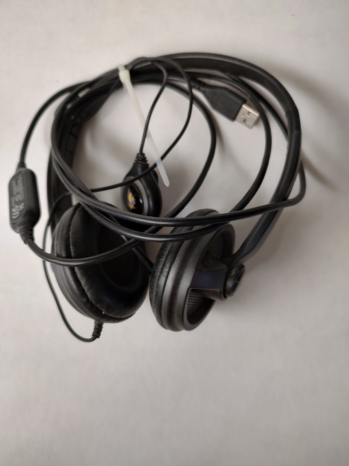 Logitech ClearChat Comfort USB Headset (DZL-A-0374A Mic Volume Control (1293)