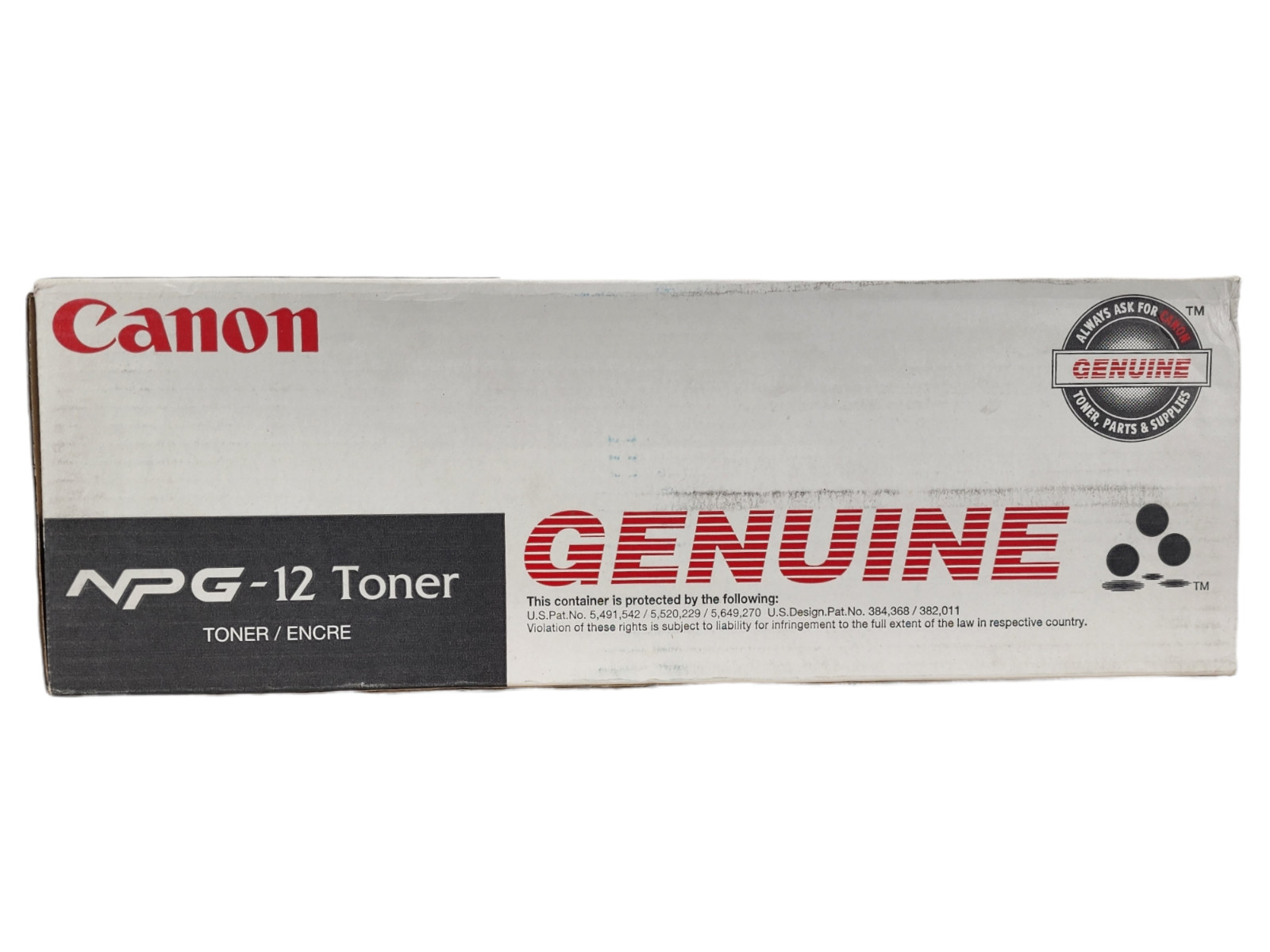 Canon NPG-12 F42-1612-700 Black Toner Cartridge- Printer NP-6085 NP-6285  