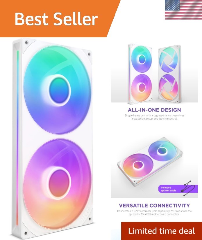 F280 RGB Core - 280mm Integrated RGB Fan Unit with Superior Airflow & Control