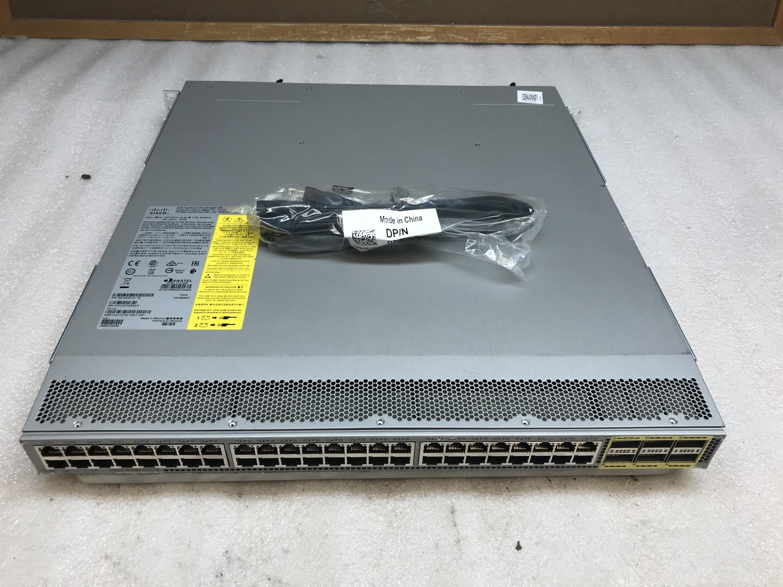 Cisco Nexus N3K-C3172TQ-10GT 48-Port 10GbE Switch 6x QSFP LAN Enterprise