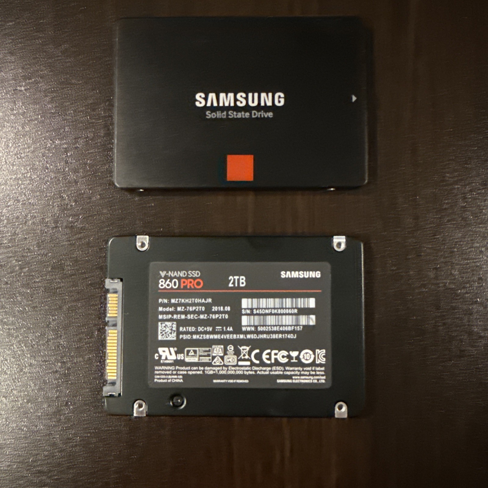 Lot of 10 Samsung 860 PRO 2TB 2.5" SSD MZ-76P2T0 96% Health or better