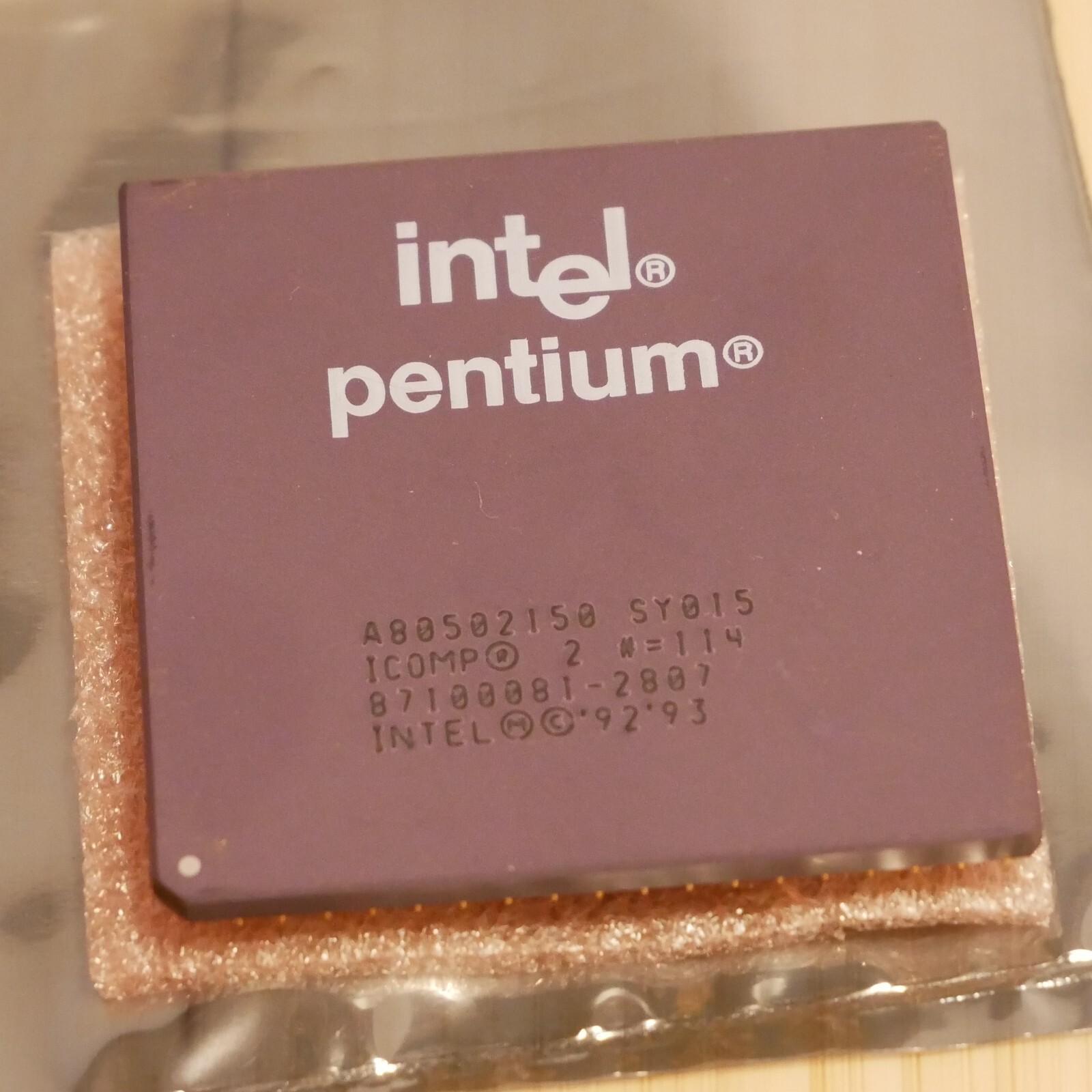 Intel A80502150 P1 150Mhz Processor Socket 7 Pentium CPU Tested & Working 02
