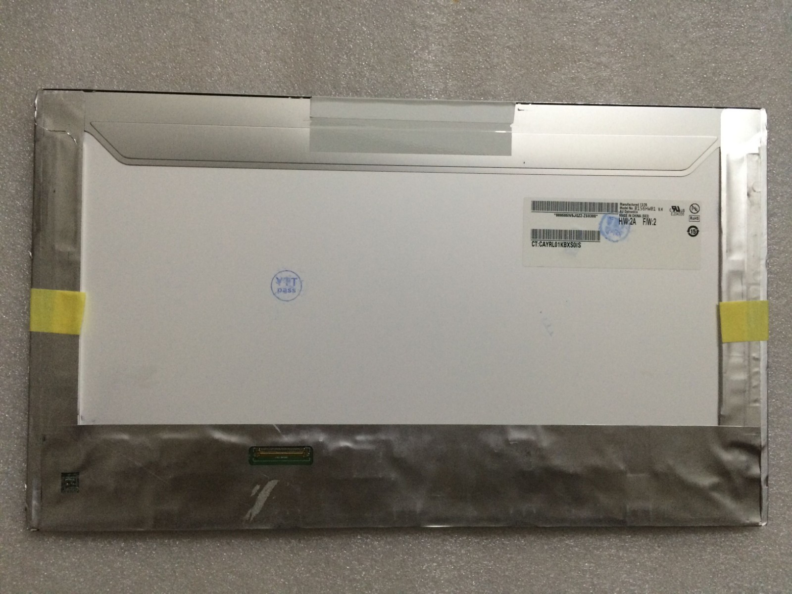 15.6"FHD LCD Screen Original AUO B156HW01 V4 1920×1080 LVDS 40PIN CIE1931 95%