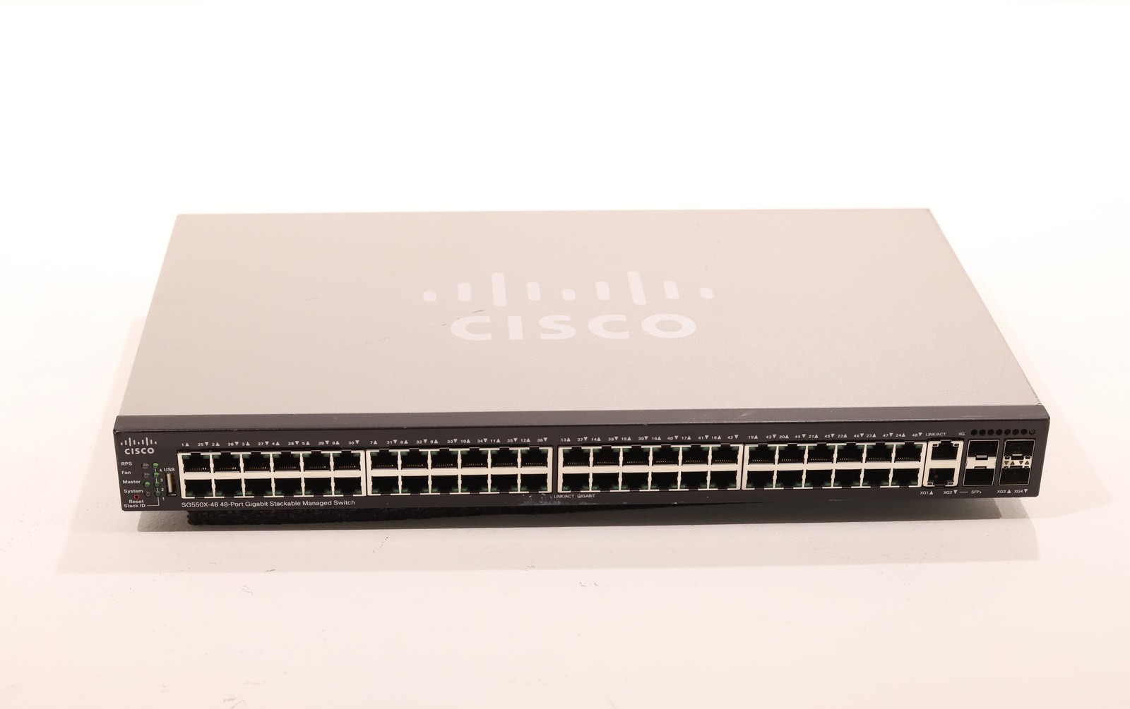 Cisco SG550X-48 48-Port Gigabit Managed Network Switch P/N: SG550X-48-K9 V01