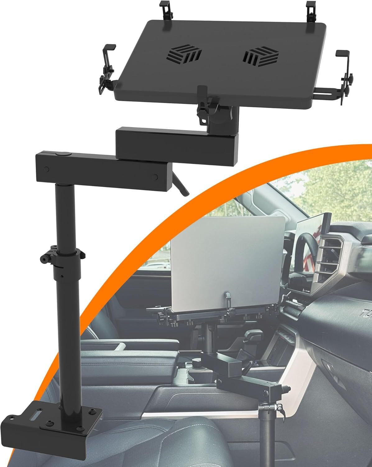 Vehicle Laptop Mount for Ford Transit 2014-23 Full Size Cargo Van Laptop Holder