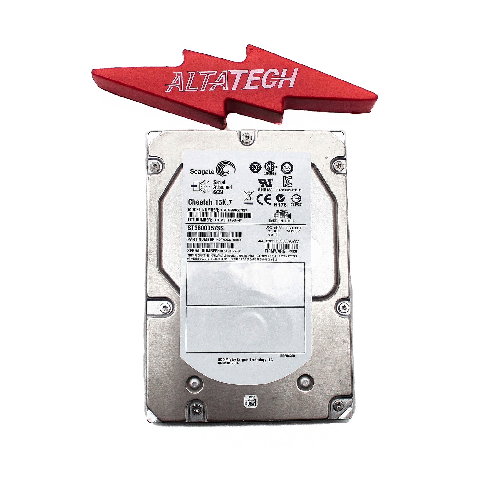 Dell 9FN066-080-CML Compellent 600GB 15K SAS 3.5 6G HDD Seagate ST3600057SS