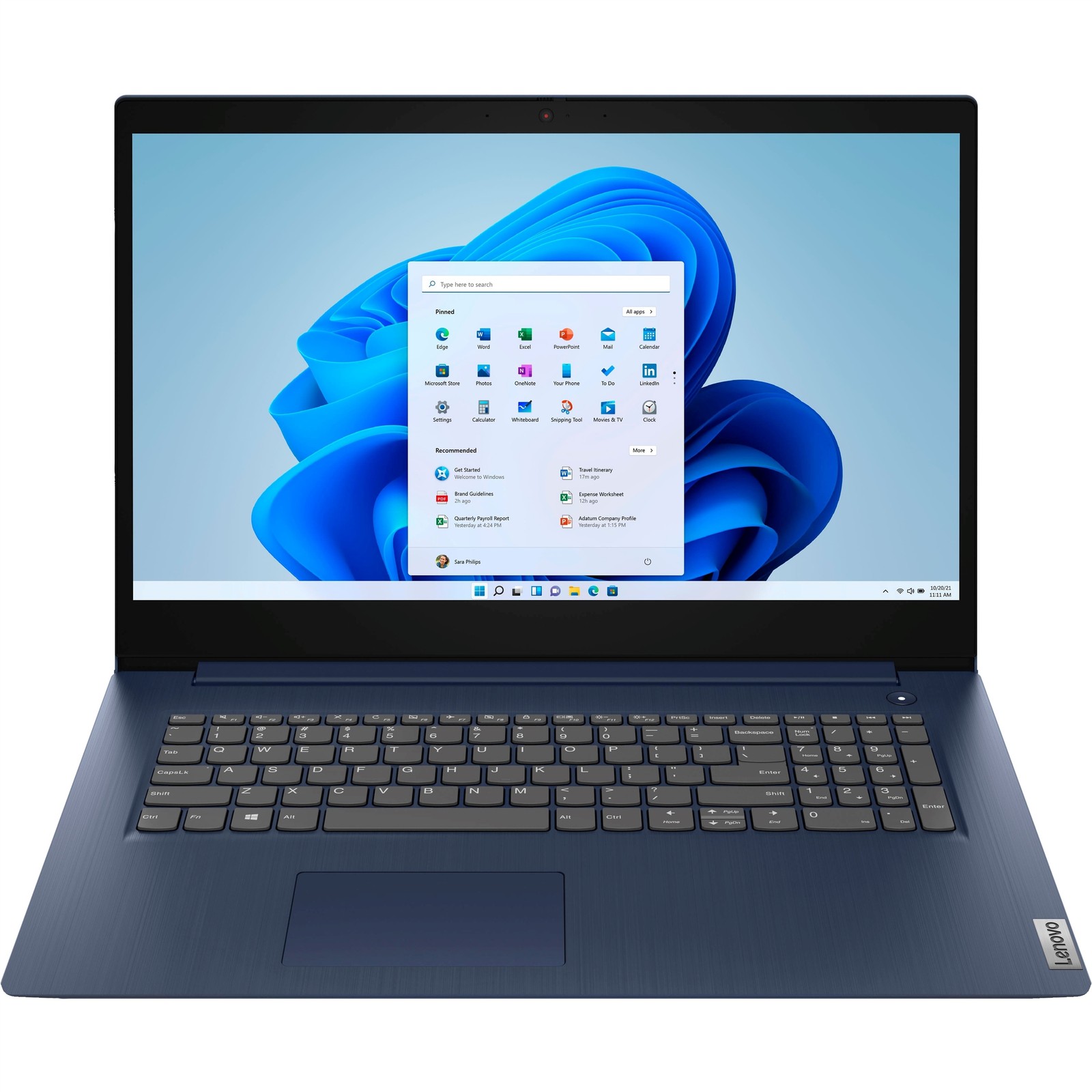 Lenovo Ideapad 3 17IIL05 17.3" 20GB 256GB, Abyss Blue