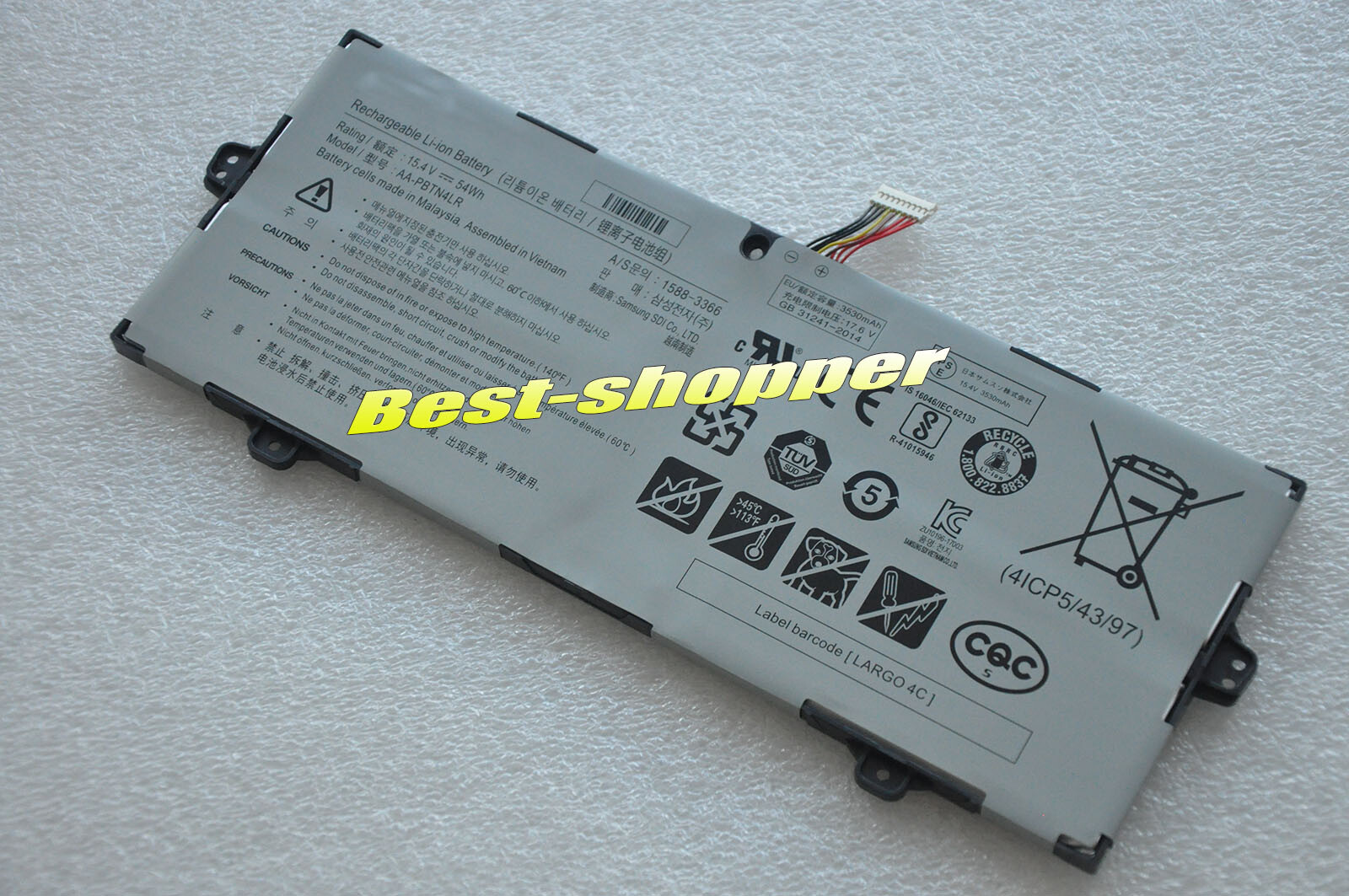 USA Genuine AA-PBTN4LR battery for Samsung Notebook 9 Pro 15″ NP940X3M NT950QAA