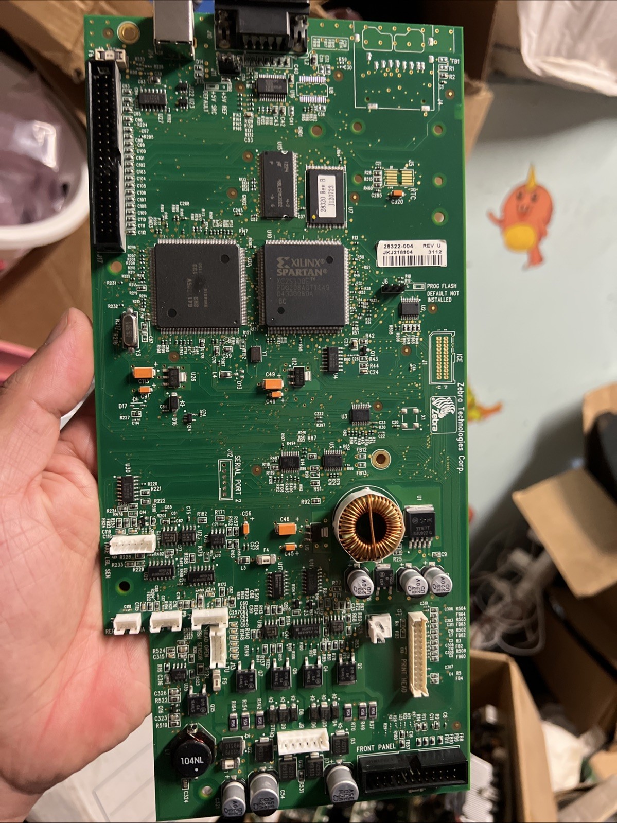 Zebra 28322-004 Motherboard Main Board  For S4M Thermal Printer