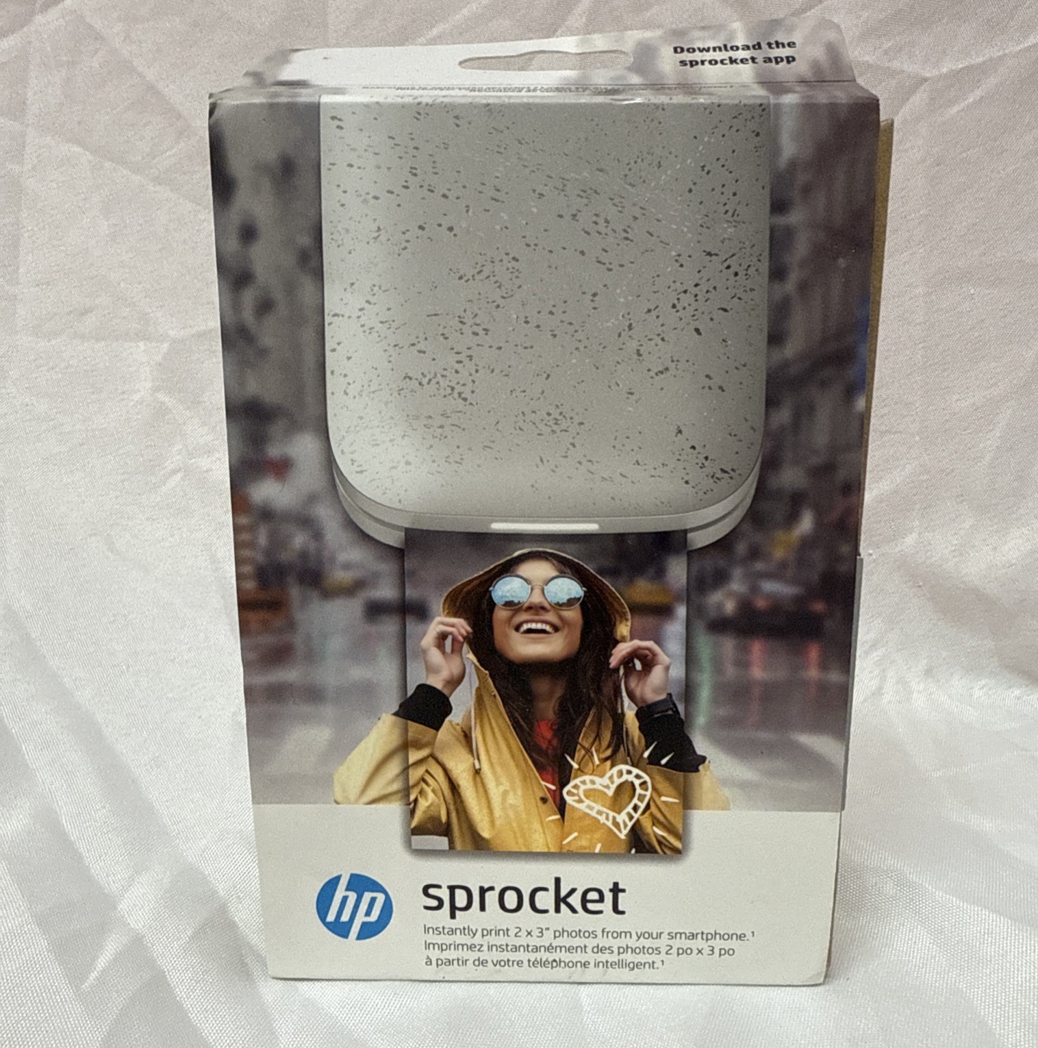 HP Sprocket Portable Printer 2x3 Photo Printer Prints on Zink Paper Luna Pearl
