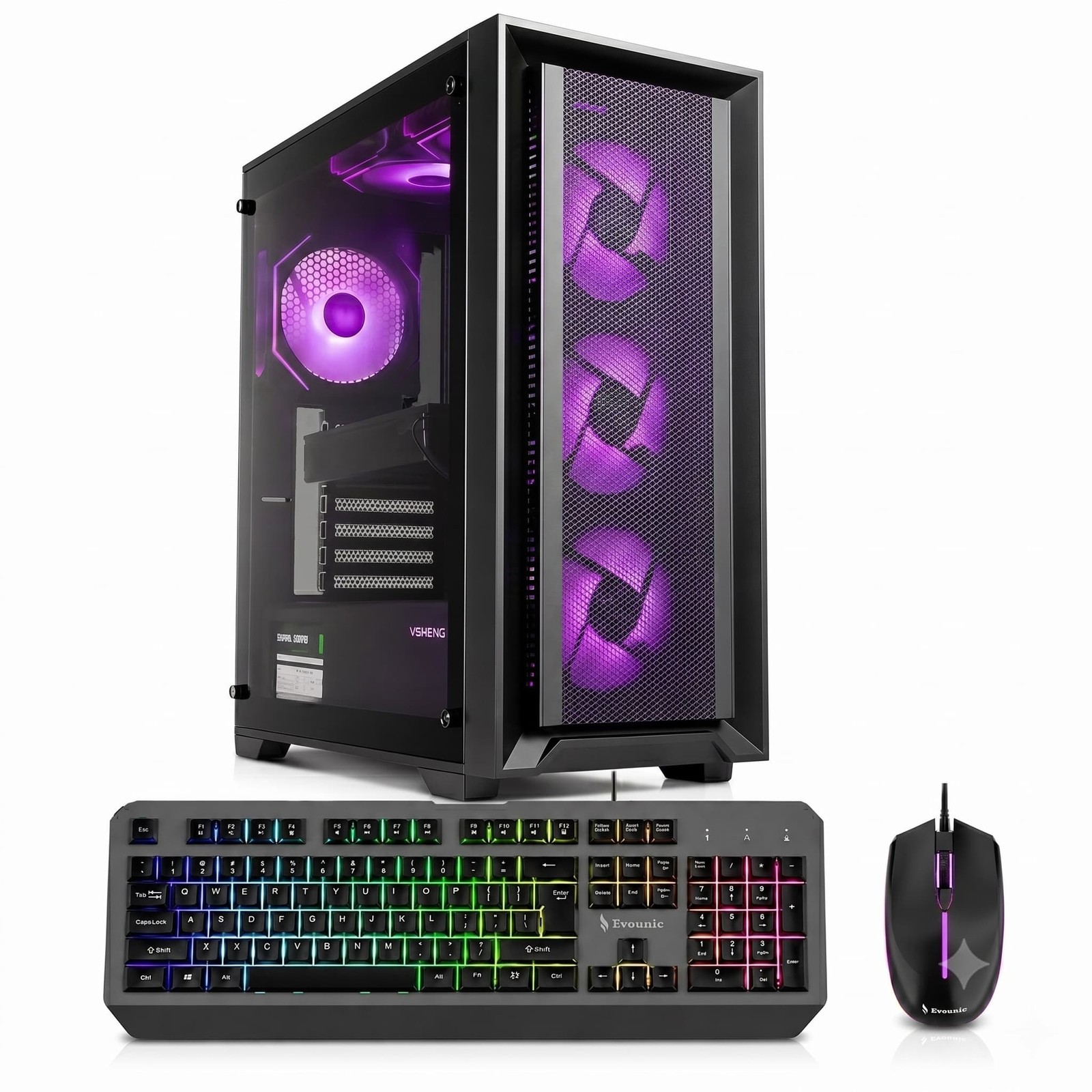 High-End Gaming PC Desktop i7 RTX 4060 16GB RAM 512GB SSD 1TB HDD  WiFi6 Win11P