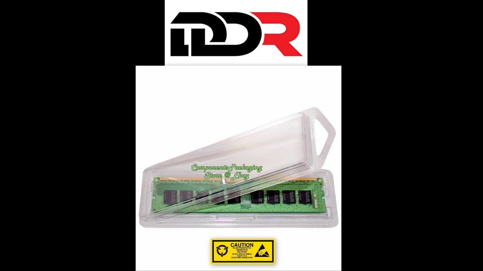 DDR5 PC5 Memory Clam Shell Case for DIMMs Anti Static ESD - Lot of 12 25 40 80