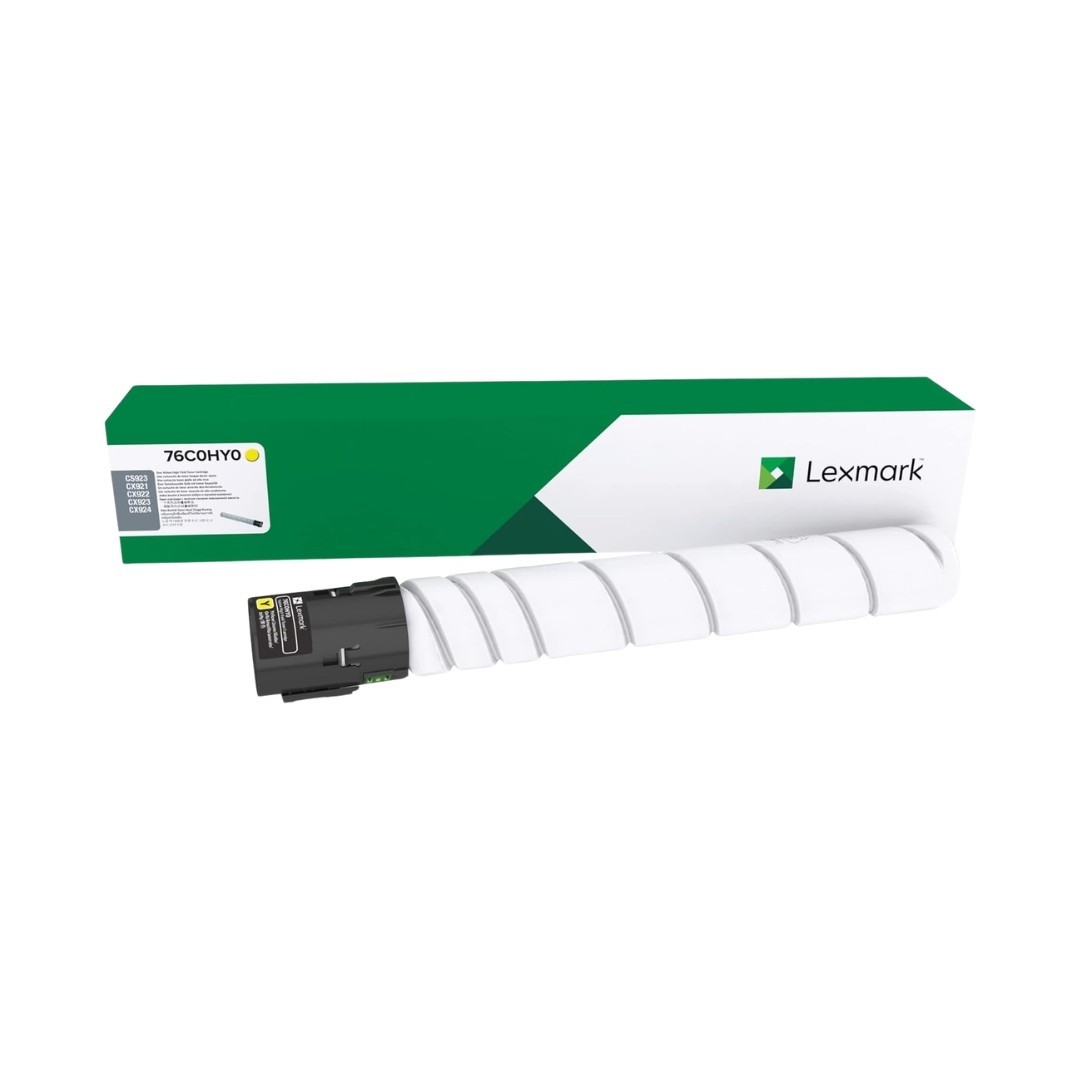 Lexmark 76C0HY0 Toner Cartridge Yellow 34000 Page Yield Genuine New
