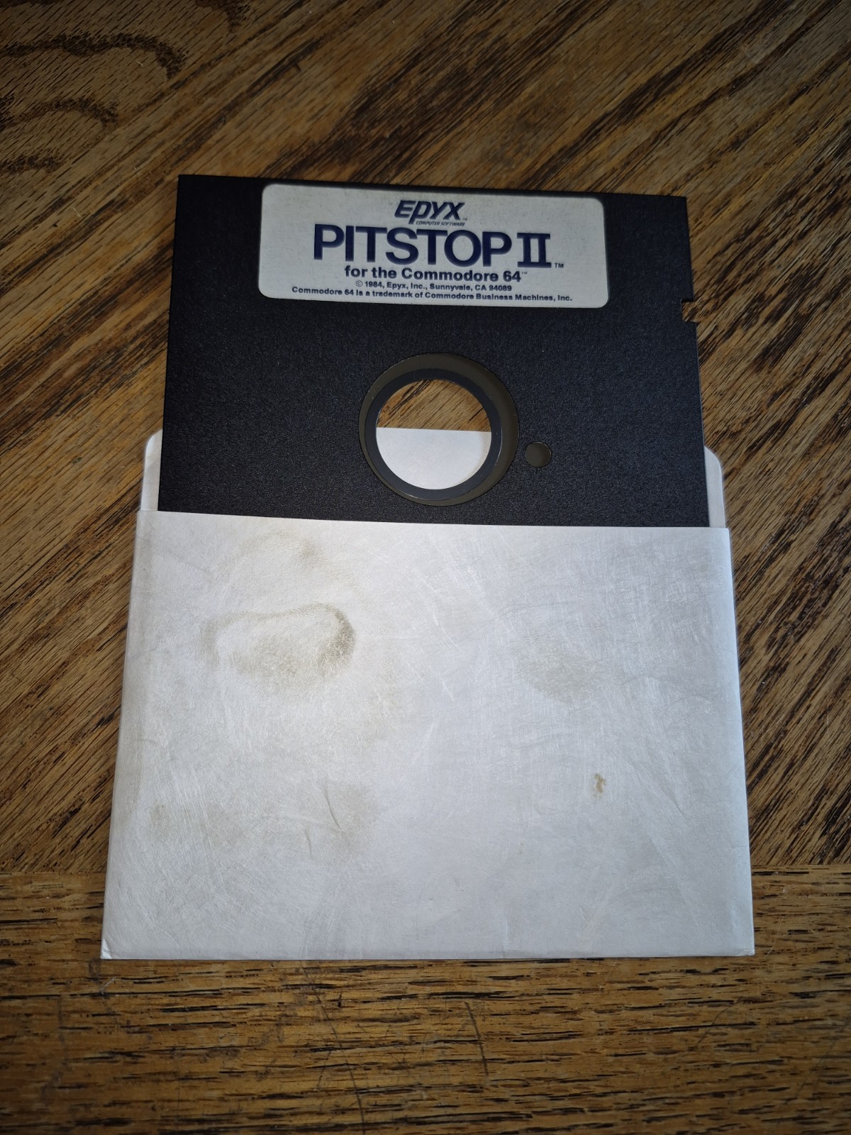 Pitstop II Commodore 64, 1984)  Floppy only