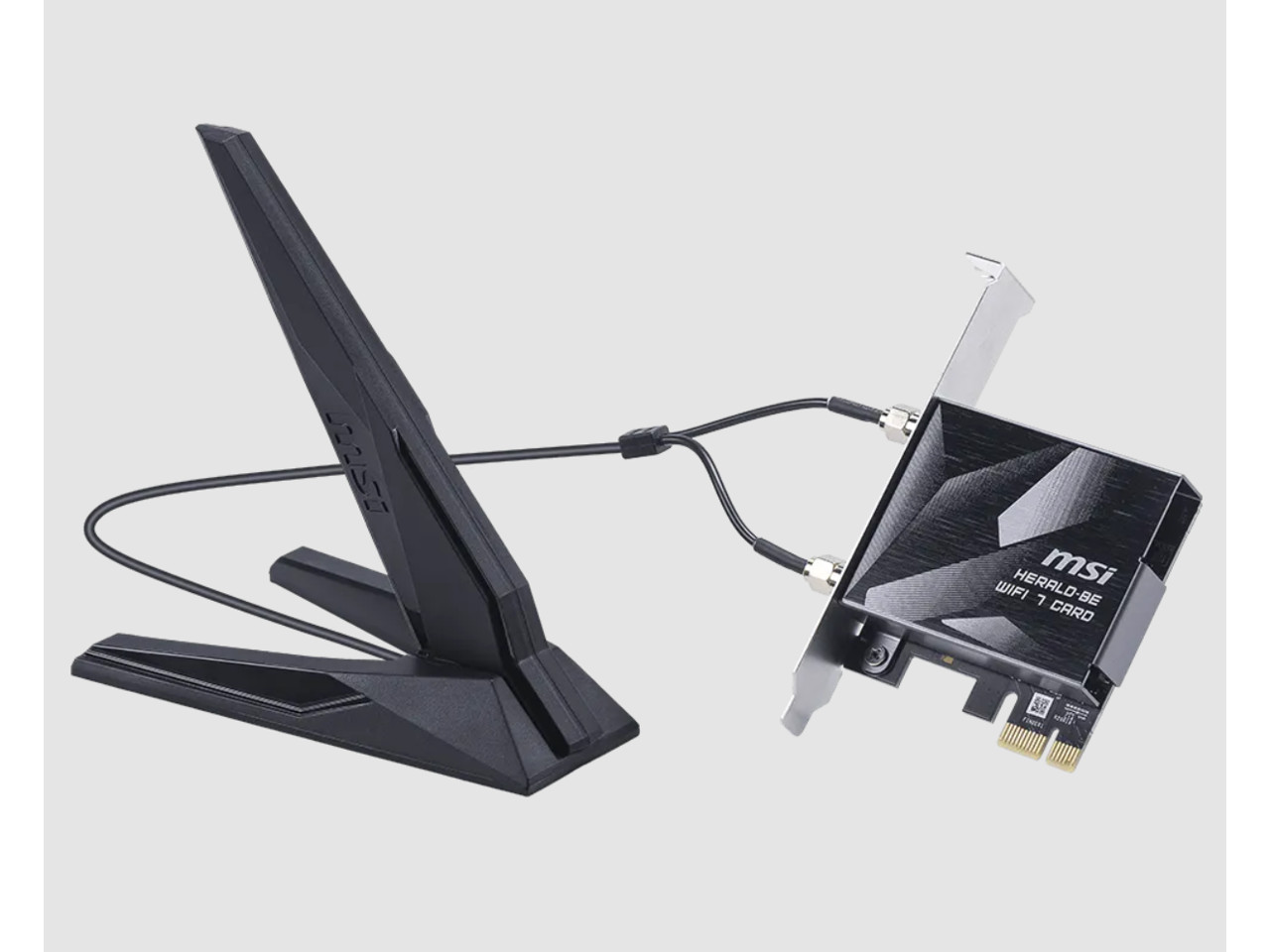 MSI 9148660001 Herald Wi-Fi 7 PCIe Card - Tri-Band BE9400 Bluetooth 5.4
