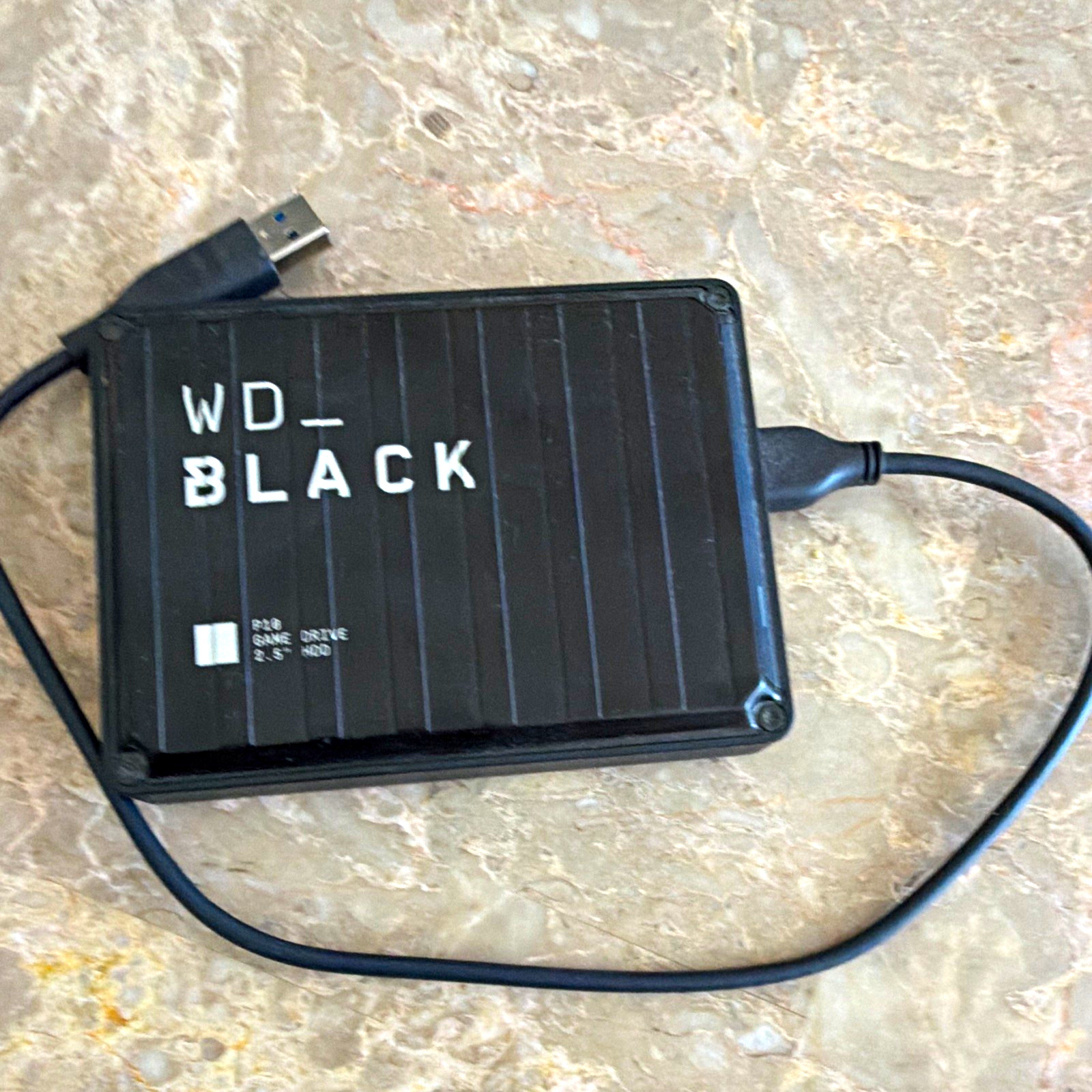 WD_BLACK P10 Game Drive 5TB 2.5in Portable External HDD USB 3.0 USB-A Black