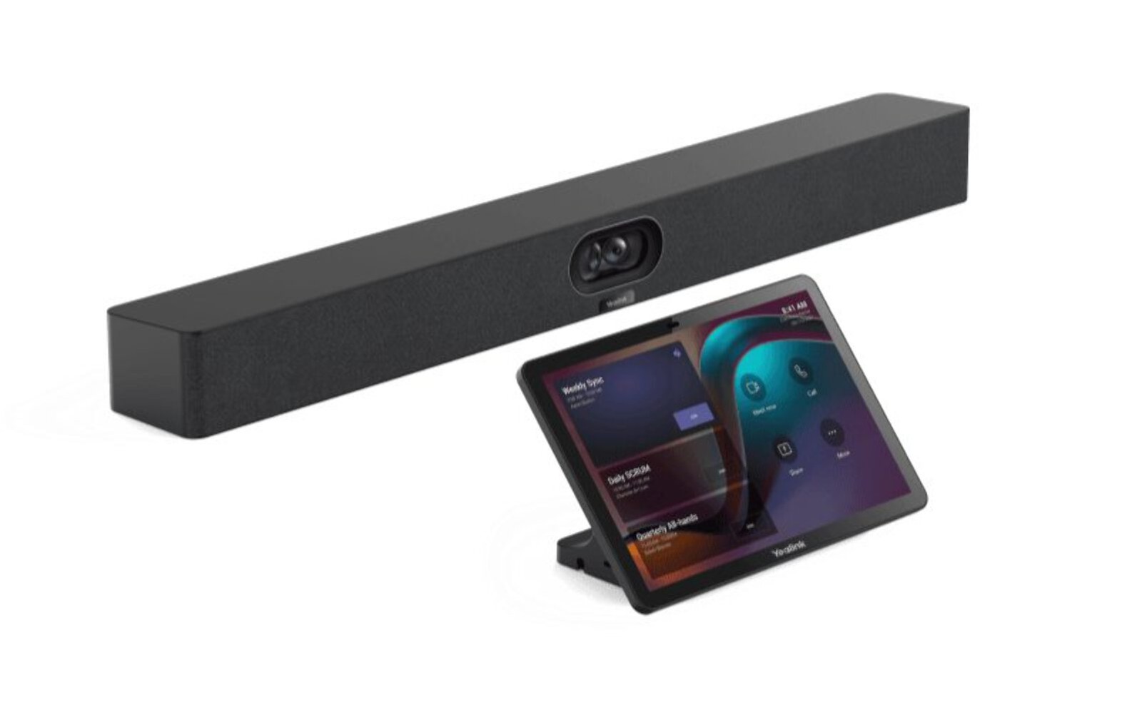 Yealink MeetingBar A40 with CTP25 – AI Dual-Lens Video Bar for Small to Medium R
