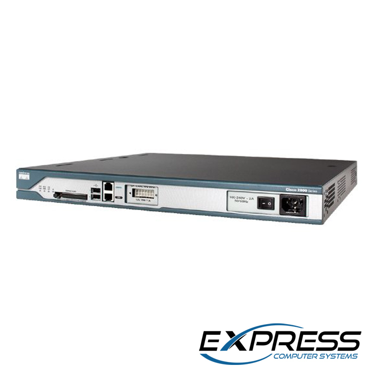 Cisco CISCO2811 + NM-HDV2-1T1/E1 1-port T1/E1 High-Density Voice/Fax NM
