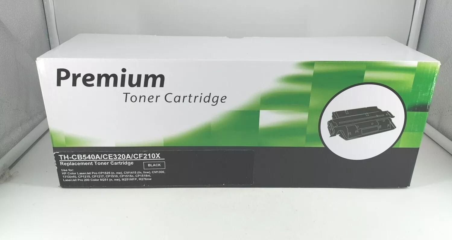 Premium TH-CB540A Laser Toner Cartridge Black Color NEW Factory Sealed