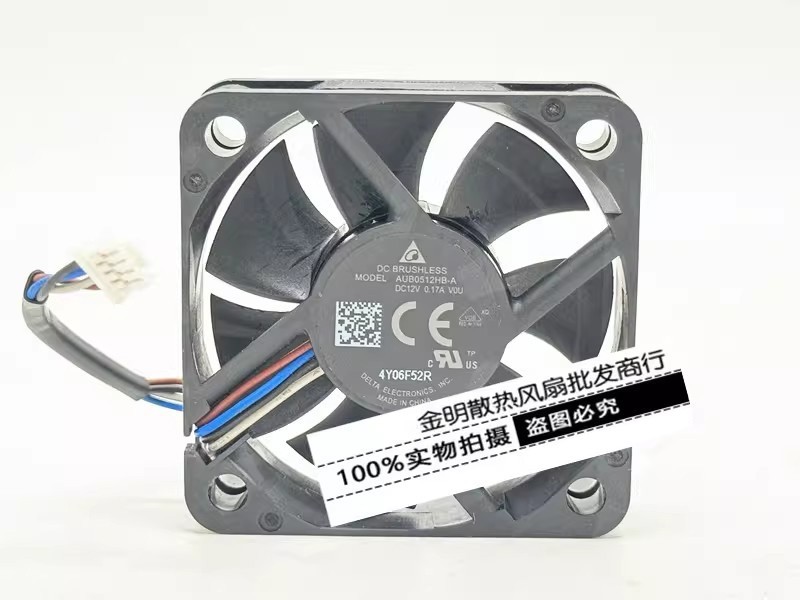1PCS Delta 5015 AUB0512HB-A 12V DC 0.17A 4-wire Projector Cooling Fan