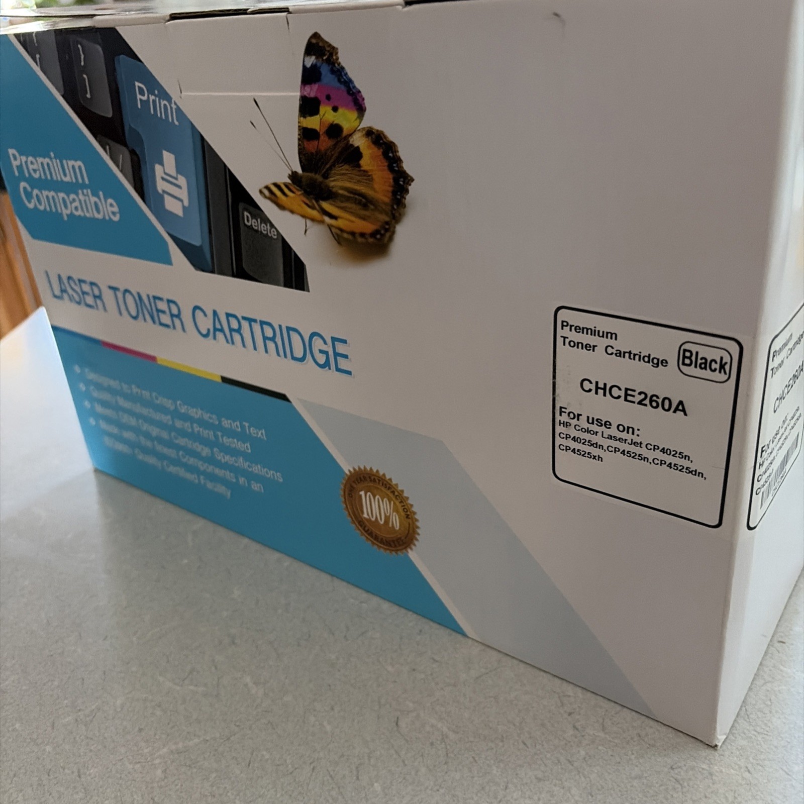 Premium Compatible CHCE260A Black Toner Cartridge Replaces HP 260A New