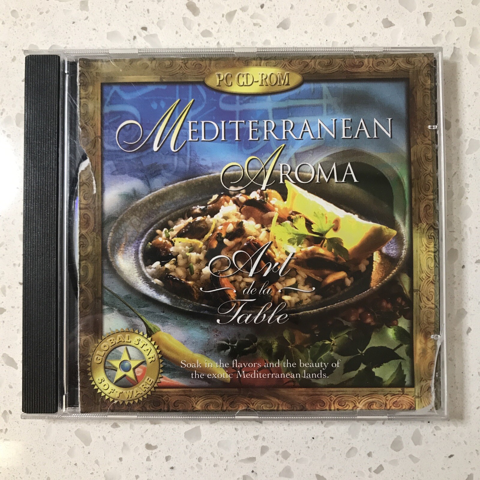 Mediterranean Aroma, Art De La Table Virtual Cookbook PC CD ROM 1998
