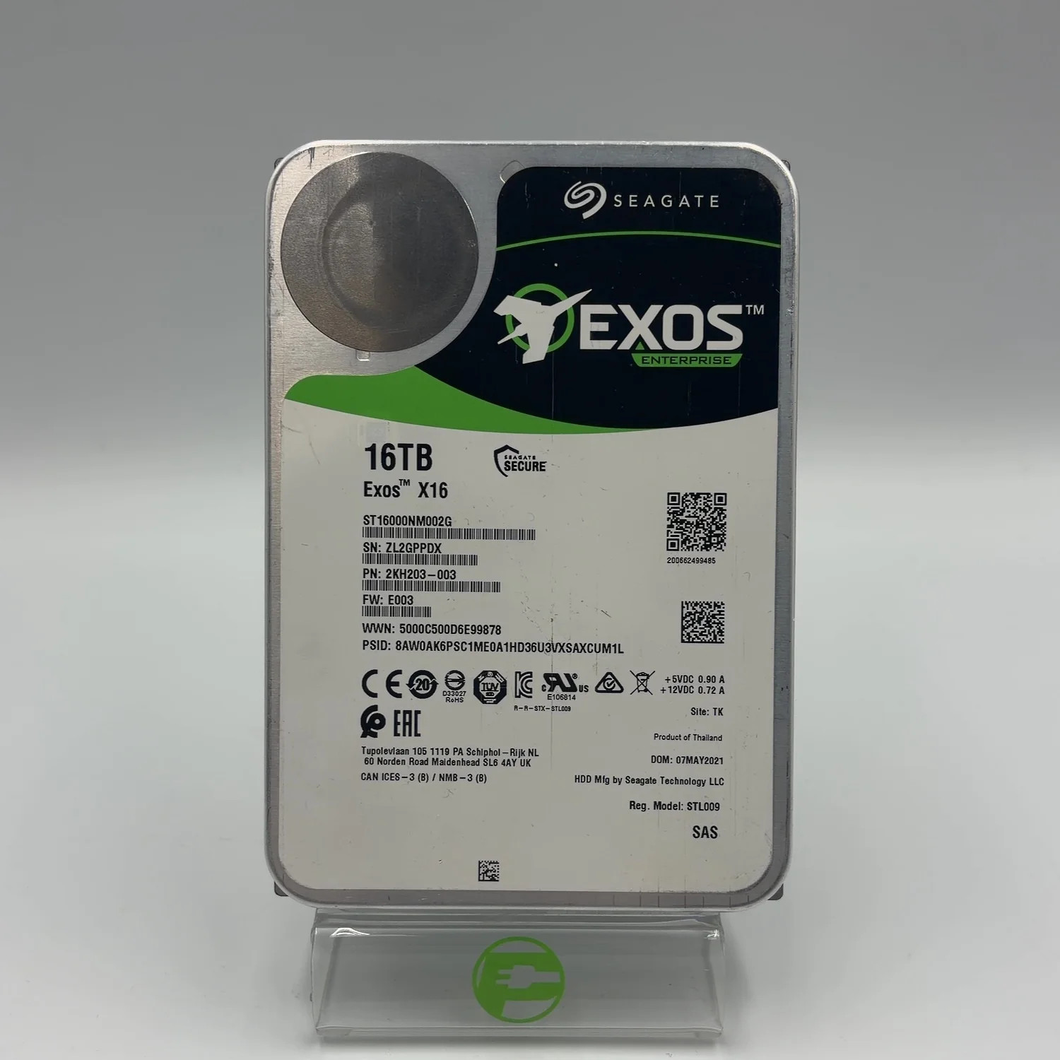 Seagate 3.5" Exos X16 16TB eSATA III 6Gbps HDD ST16000NM002G
