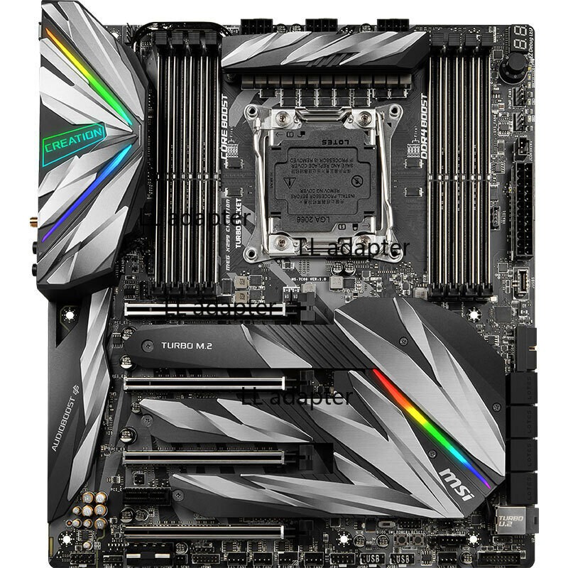 For MSI MEG X299 CREATION Motherboard LGA2066 DDR4 E-ATX Mainboard