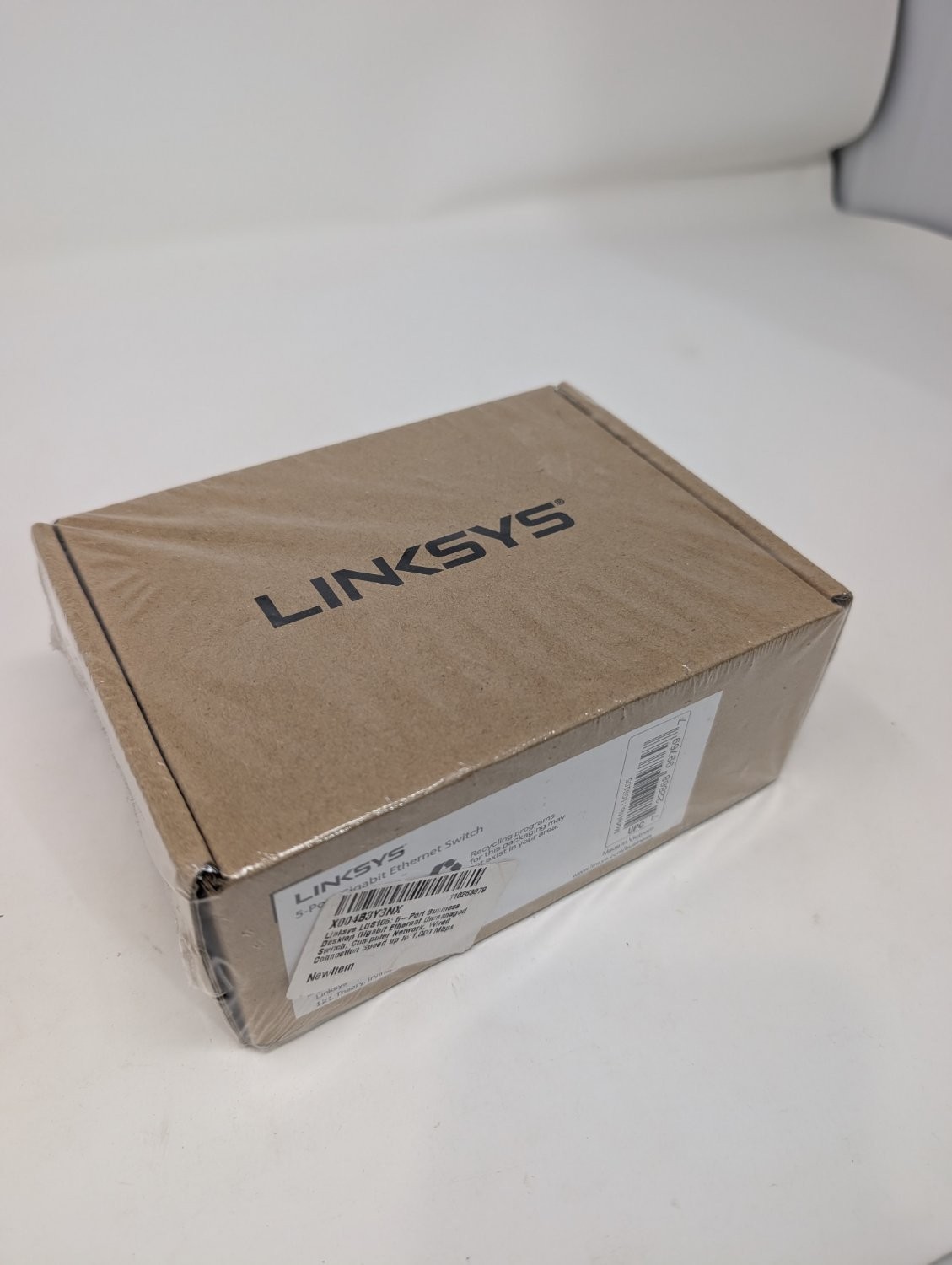 Linksys LGS105 5-Port Gigabit Ethernet Switch NIB Desktop