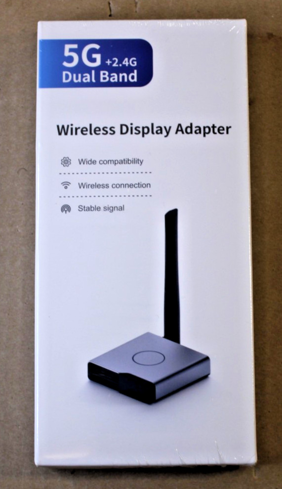 New 5G + 2.4G Dual Band Wireless 4K Display Adapter For Mac, Android And iOs OS