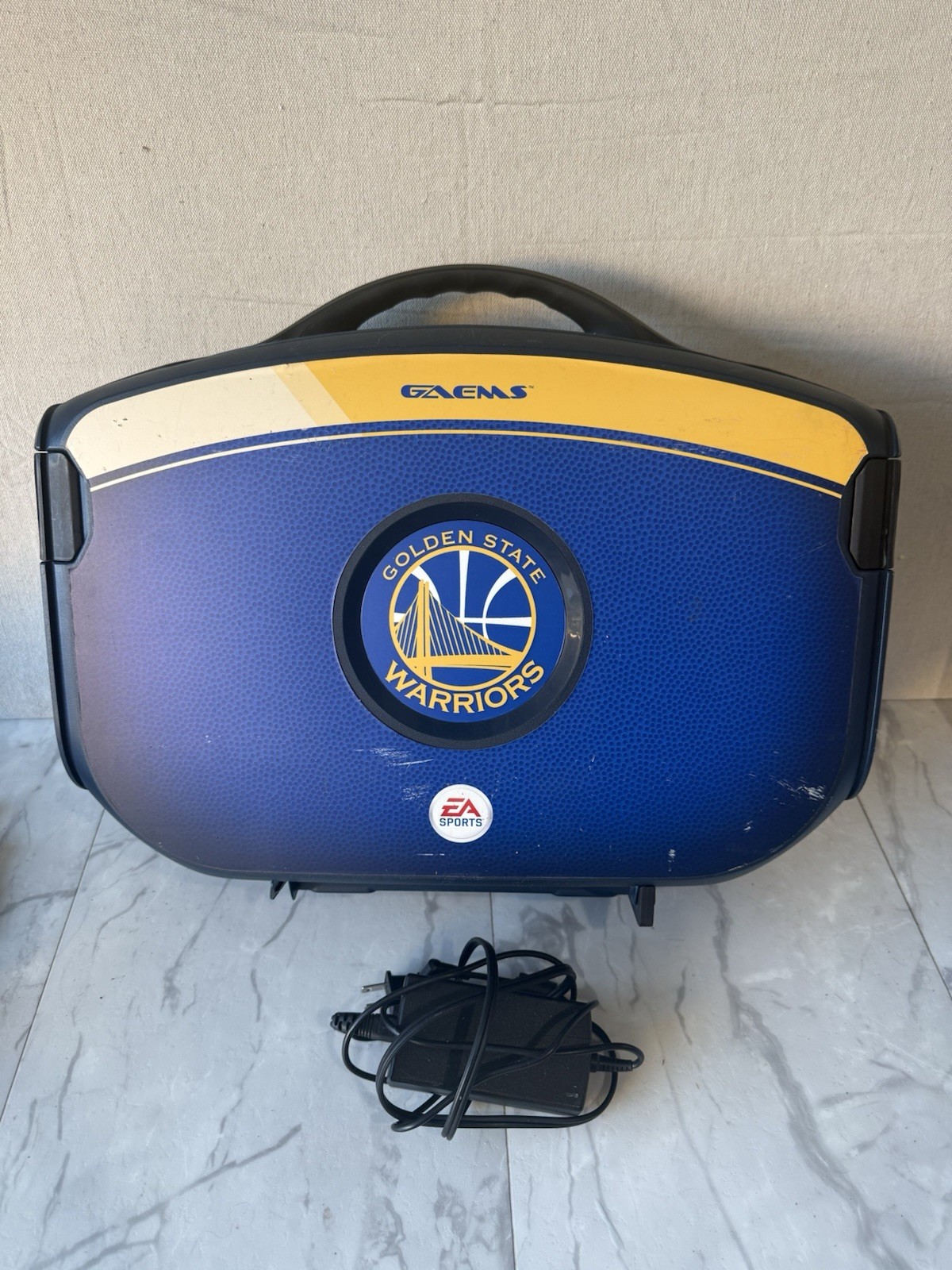 GAEMS G190 Vanguard 19” Portable Gaming Case Golden State Warriors Custom Tested