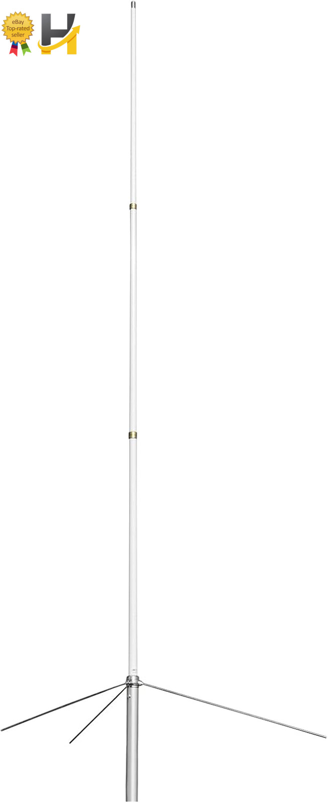2M/70Cm Dual-Band Base Station Antenna 200W 5.5/8.5Dbi High Gain