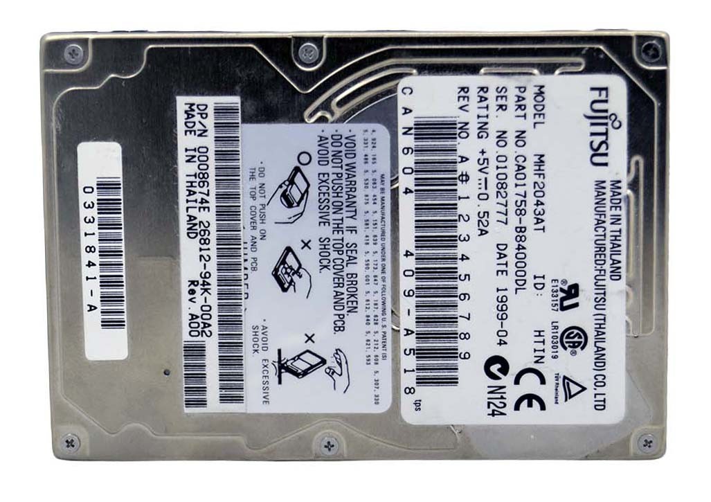 Fujitsu MHF2043AT 4.32 GB 2.5-inch Internal Laptop Hard Disk Drive HDD