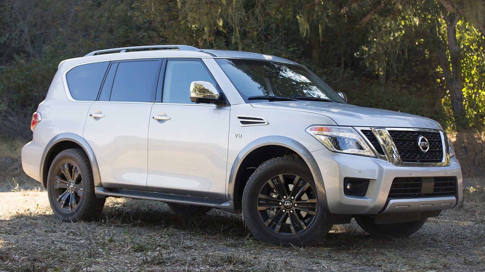 Cars 2016 nissan armada suv Desk Mat Stitched