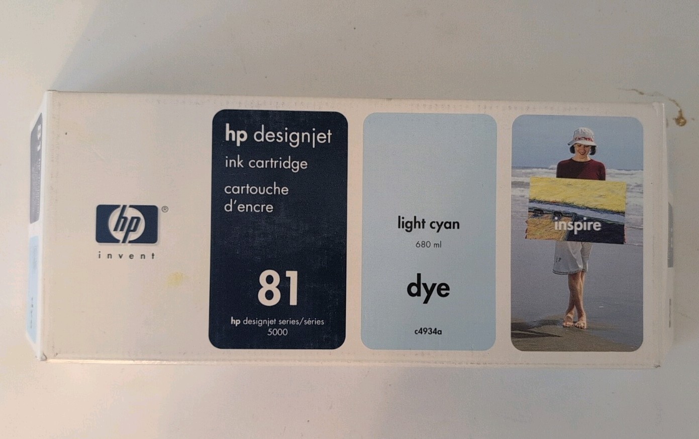 HP Design Jet 81 Dye Cyan Laser Printer Sealed, C4951A/5000/5500