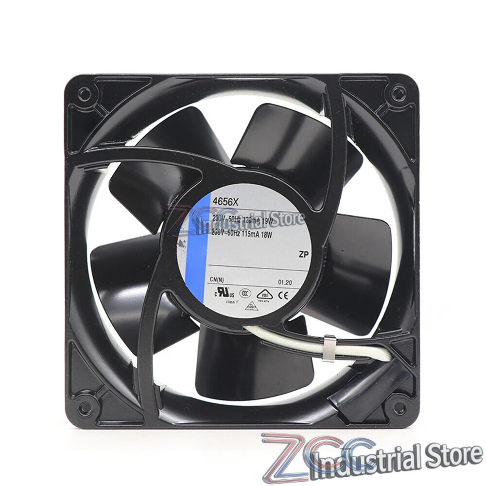 ebm-papst 4656X 119x119x38mm AC230V 18W 2650RPM Industrial Axial Fan Durable