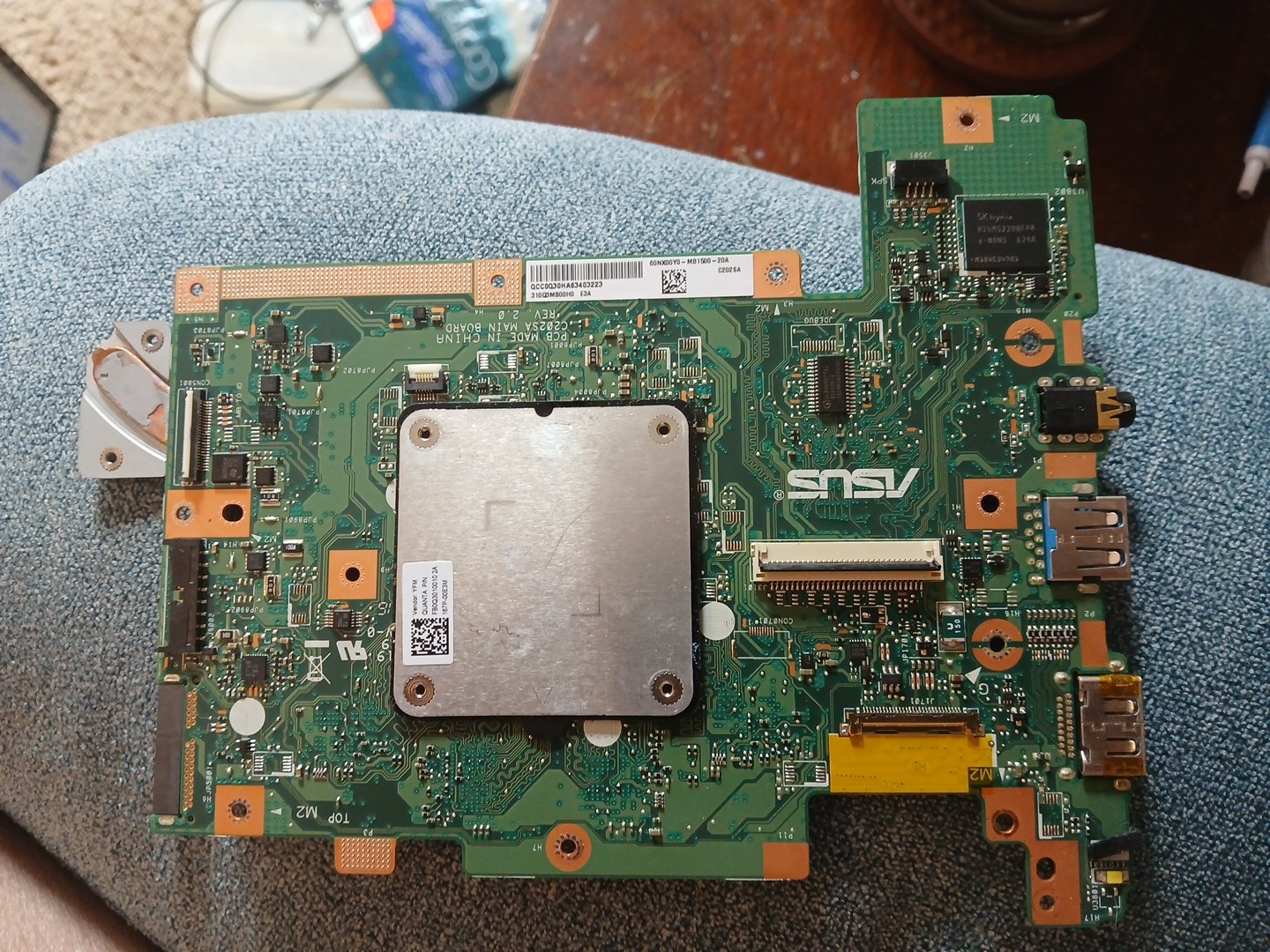 60NX00Y0-MB1500-20A ASUS MOTHERBOARD 4GB 16GB eMMC N3060 C202SA-YS02