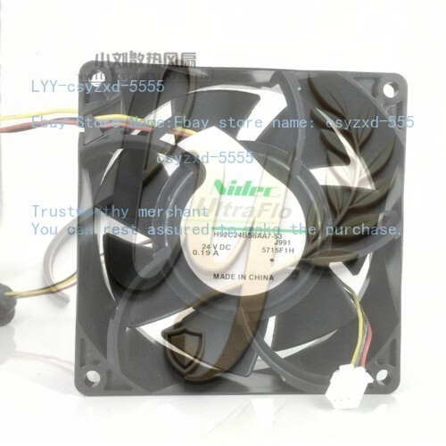 Nidec 9232 H92C24BS6AA7-53 24V 0.19A 9CM Inverter Cooling and cooling fan