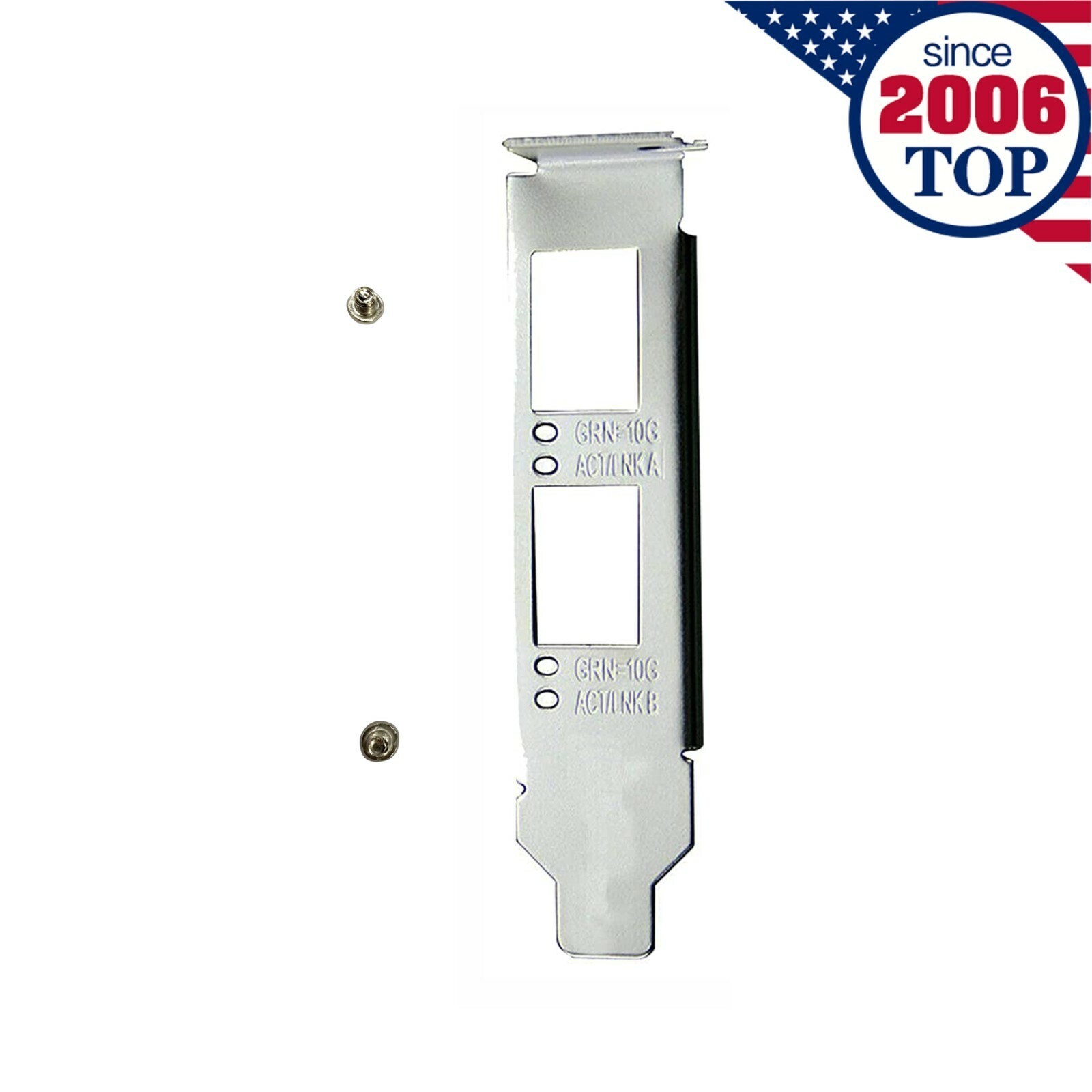 New Short Low Profile Bracket for Intel X520-DA2 X520-SR2 X520-LR2 X710-DA2