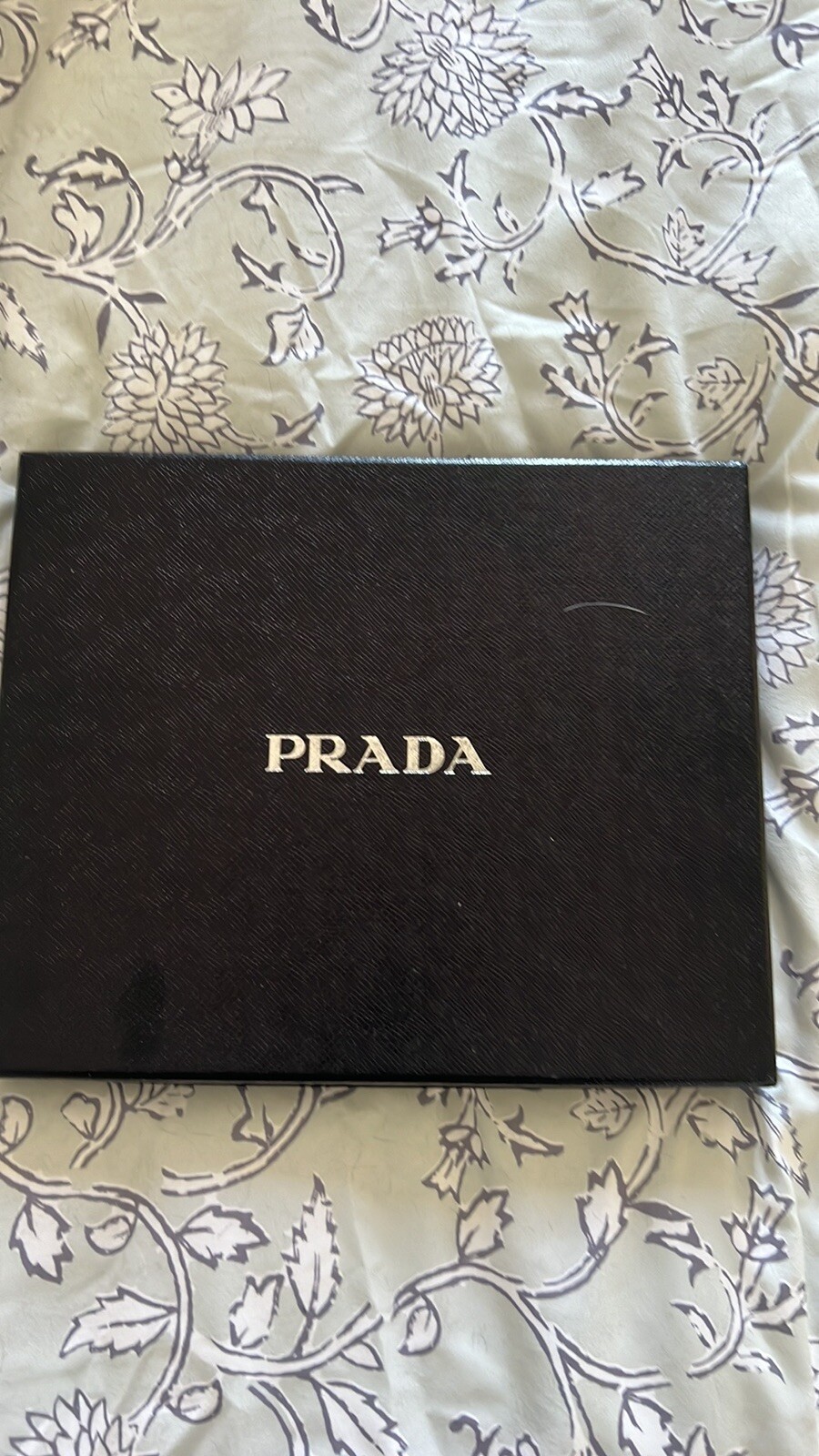 Prada Milano Saffiano Blue Leather iPad Case Rare Vintage Made In Italy