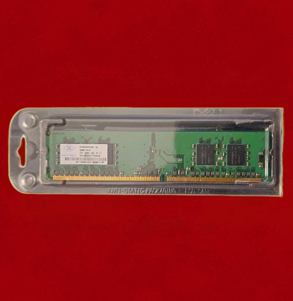 Pair NANYA 256MB 1Rx16 PC2-3200U-333-10-C1 NT256T64UH4A0F-5A Desktop Memory RAM