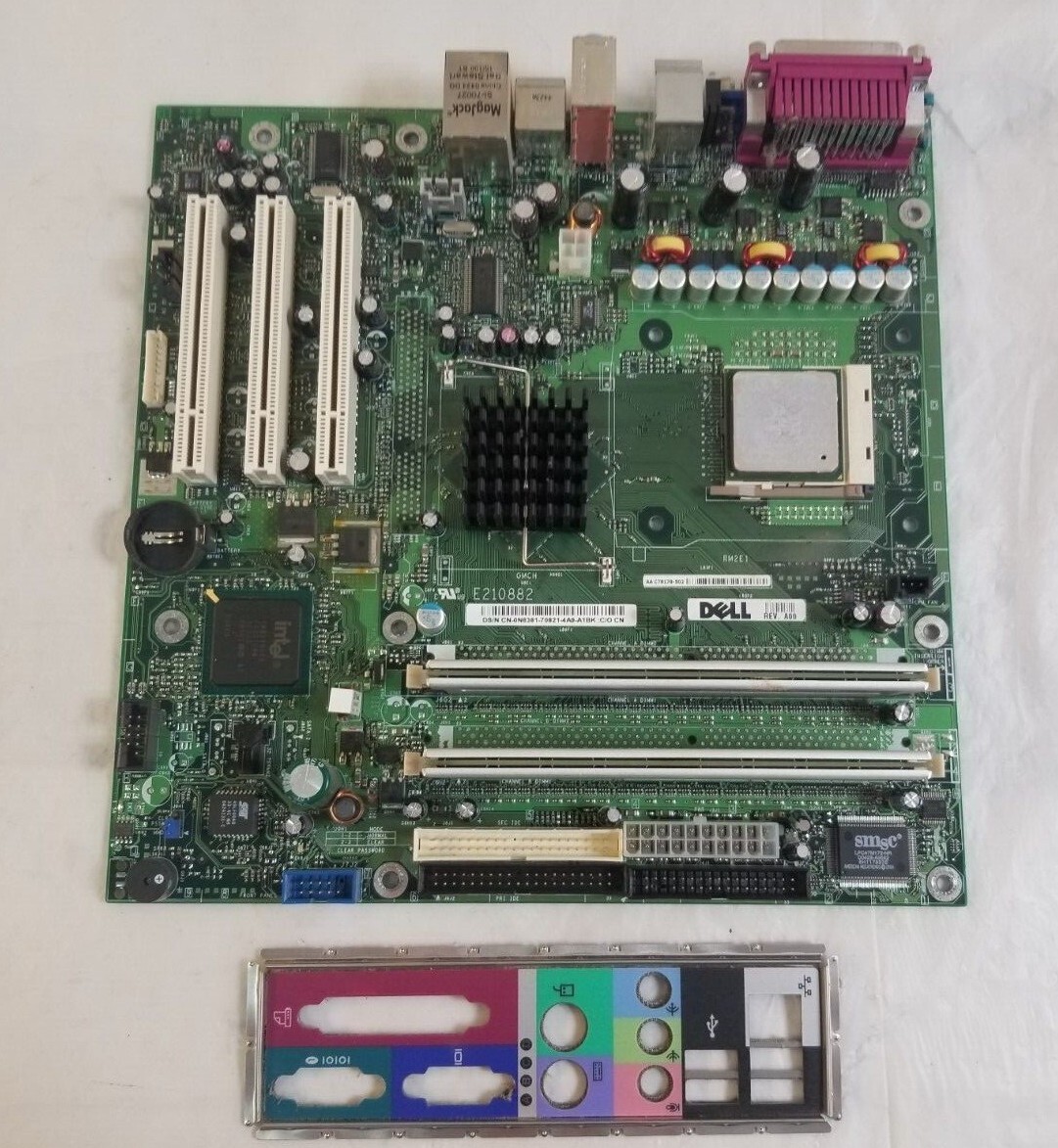 DELL Pentium 4 3.0Ghz MOTHERBOARD w 2 GB Memory No CMOS Battery or Heat Sink