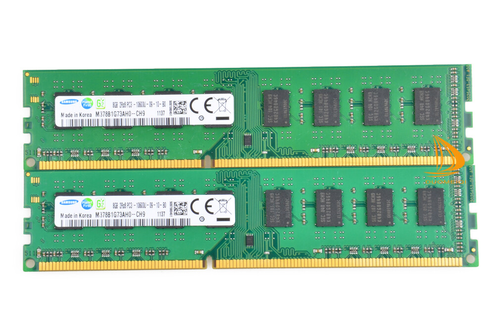 Samsung 16GB DDR3 RAM 2X 8 GB PC3 10600U 2RX8 1333MHz DIMM Desktop Memory NONECC