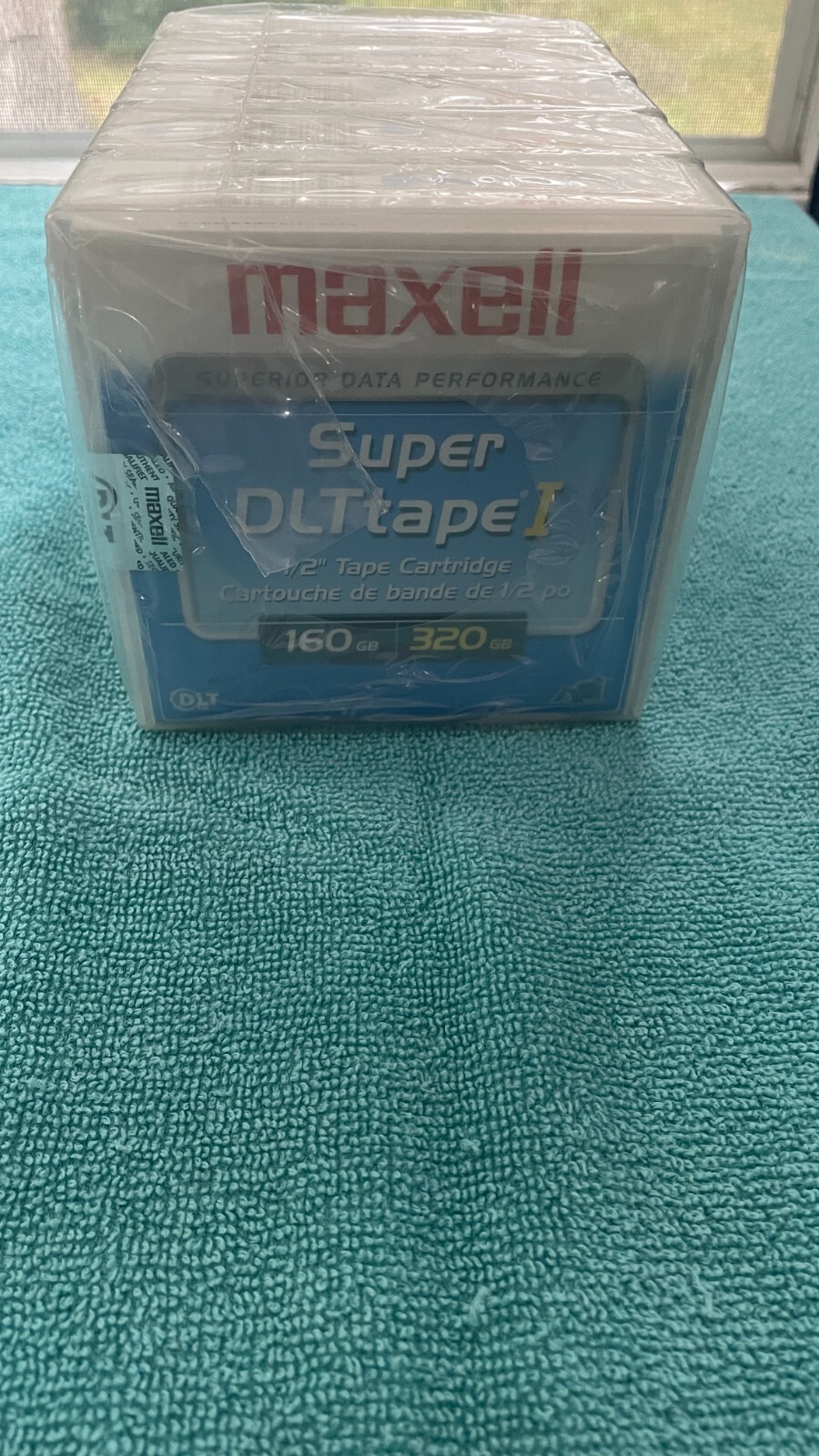 Maxell Super DLT tape I 1/2" Tape Cartridge 160GB 320GB SDLT NEW 5-Pack