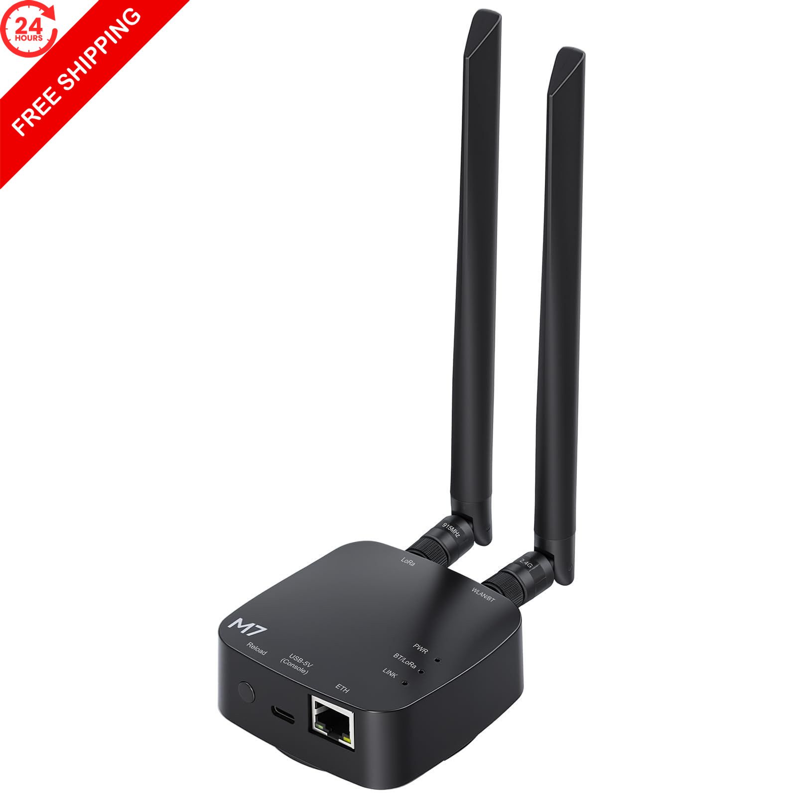 ELECROW Meshtastic Gateway ESP32-S3 LR1110 Transceiver with Ethernet PoE