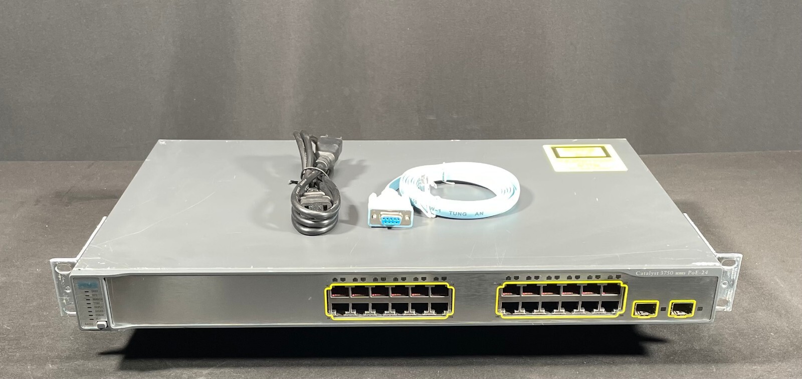 Cisco WS-C3750-24PS-S 24 Port PoE Switch - Same Day Shipping