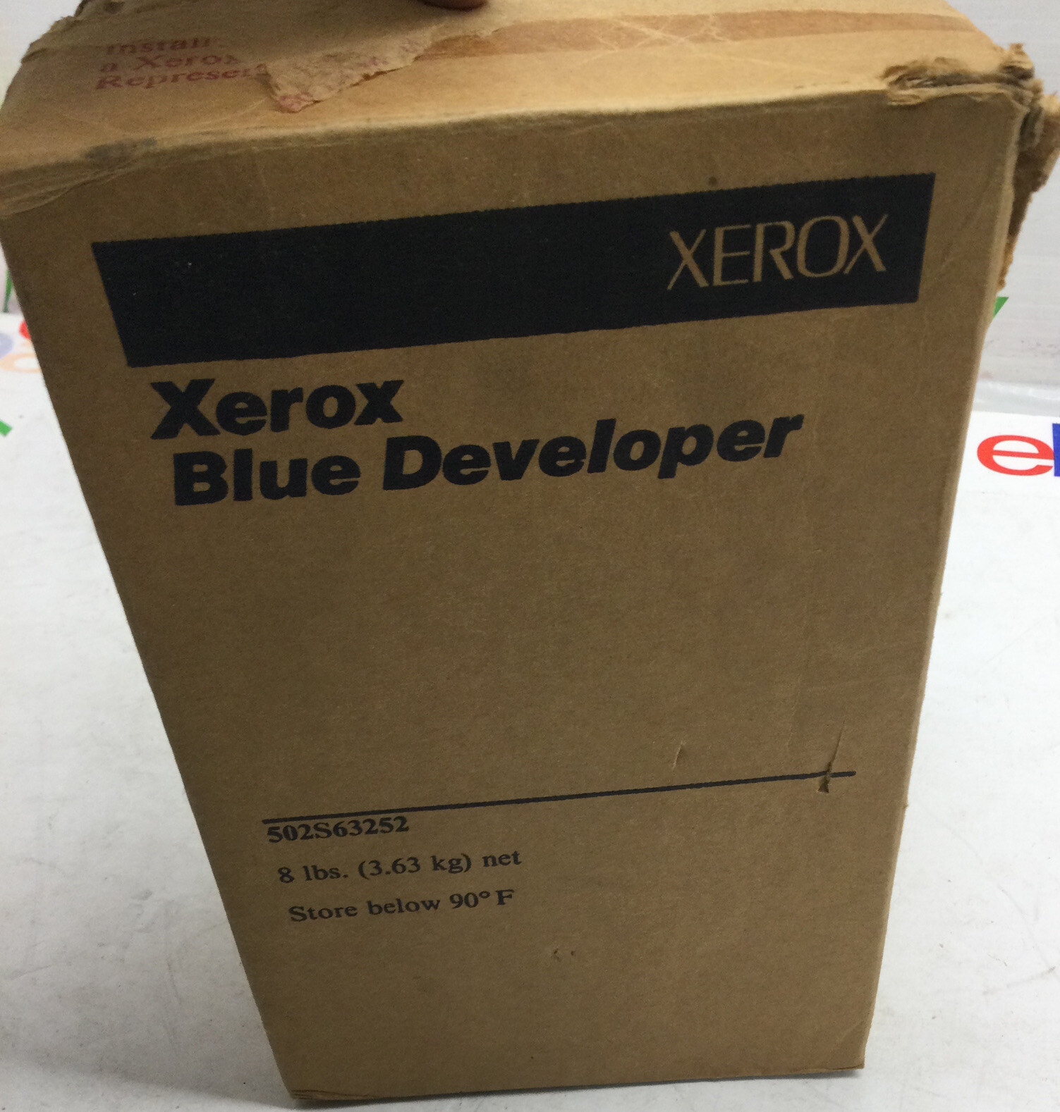 Genuine Xerox 502S63252 Blue  Developer For use in 100/120/144