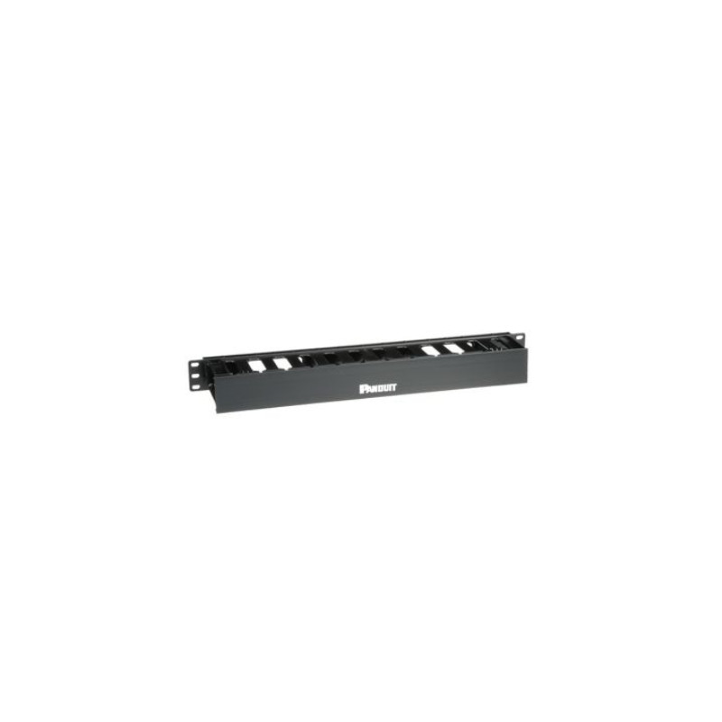 Panduit WMPFSE Horizontal Single-Sided Manager ABS 1RU 3.7" Depth Black