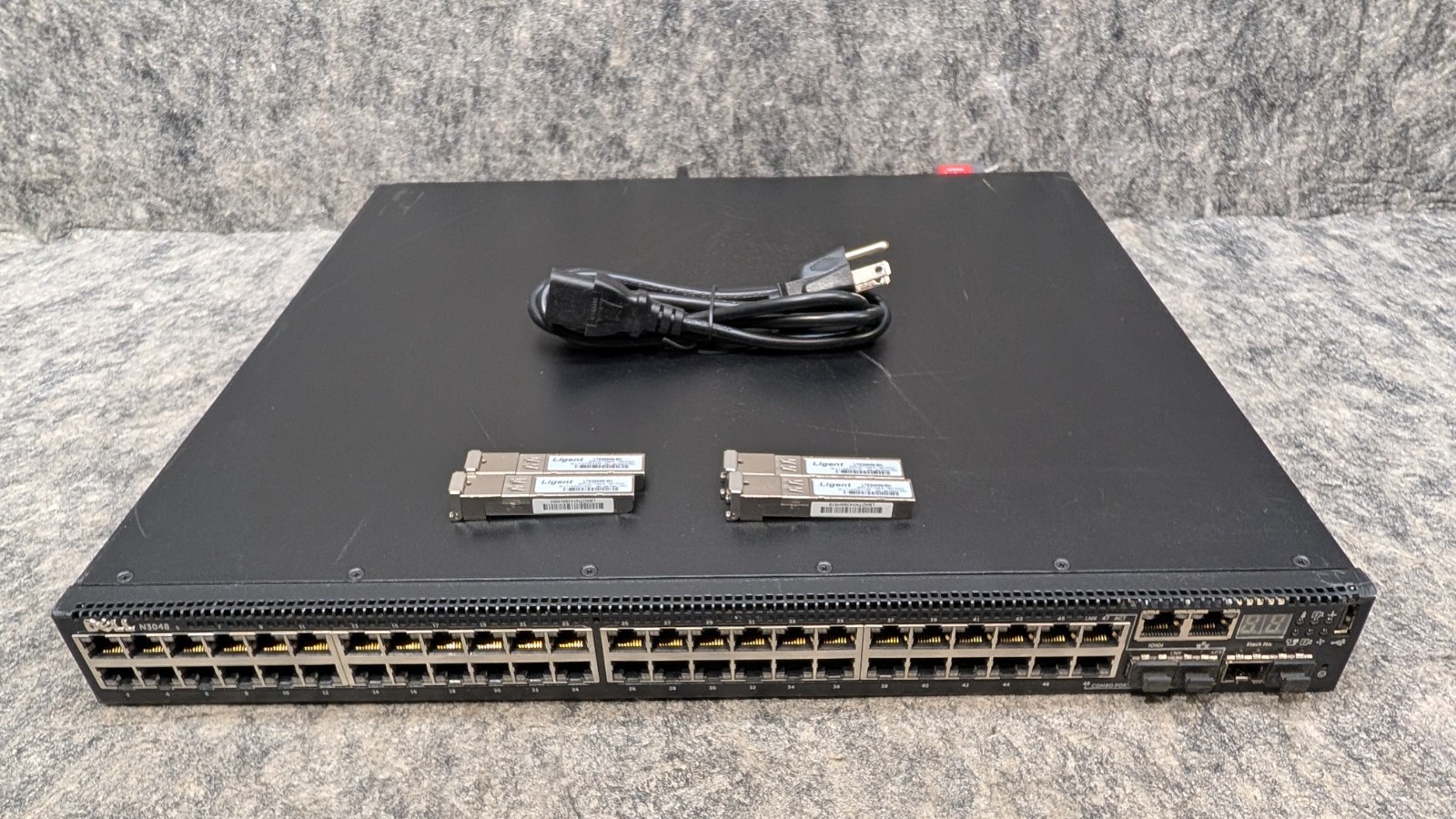 Dell N3048 Gigabit 48 Port 10/100/1000 Gbe 2x10 Gbe SFP+ Managed Network Switch